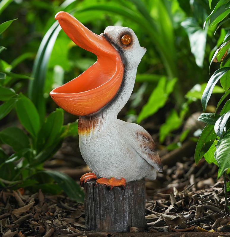 ガーデンライトLEDソーラーライト ソーラーパワー Euiroet 14" Toucan & Pelican Statues - Outdoor Large Bird Decor, LED Landscape Lights, Toucan Solar Night Garden Light, Pelican Solar Patio Accent, Yard Art, Lawn Solar Decor,Path Ligh 【並行輸入品】｜MJ-MARKET
