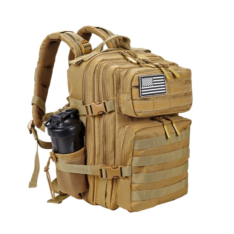 インコ 小鳥 バード トラベルキャリアー LHI Tactical Military Backpack for Men and Women 25L Army Assault Pack Bag Large Rucksack with Molle System-Khaki 【並行輸入品】｜MJ-MARKET