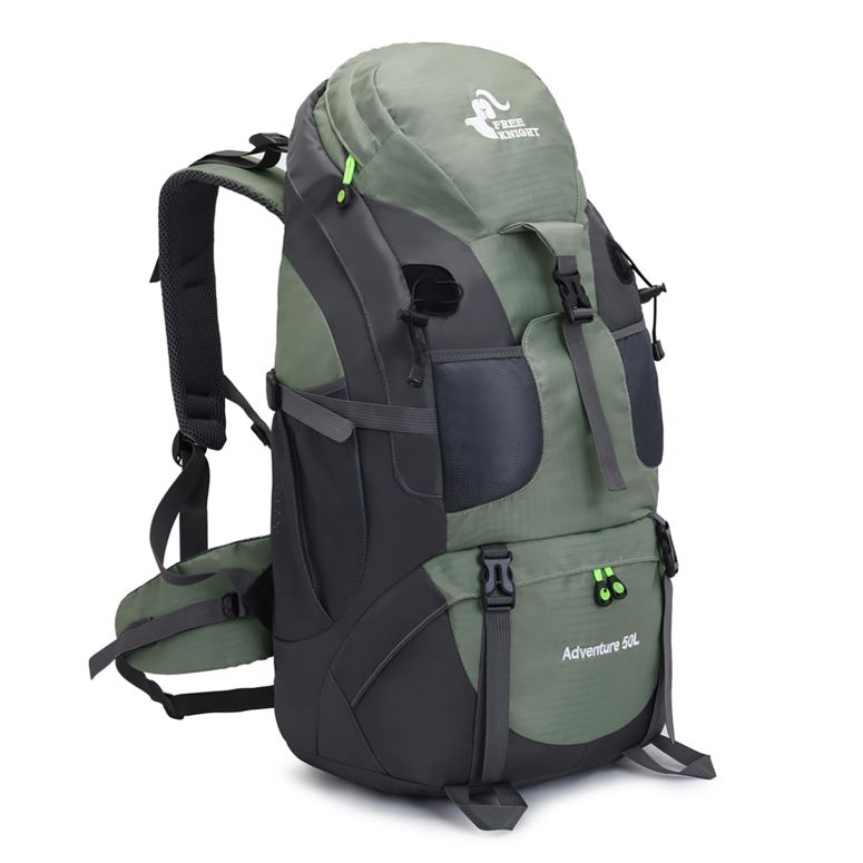 インコ 小鳥 バード トラベルキャリアー Bseash 50L Hiking Backpack, Water Resistant Lightweight Outdoor Sport Daypack Travel Bag for Camping Climbing Skiing Cycling (Army Green - With Shoe Compartment) 【並行輸入品】