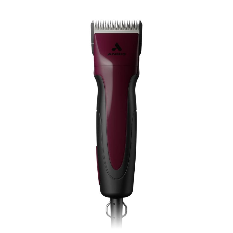 ペットバリカン Andis 68530 Excel Professional 5-Speed Detachable Blade Clipper Kit - Animal/Dog Grooming, Rotary Motor, Soft-Grip Anti-Slip Housing, 14-Inch Cord, for All Coats & Breeds, SMC, Burgundy 【並行輸入品】