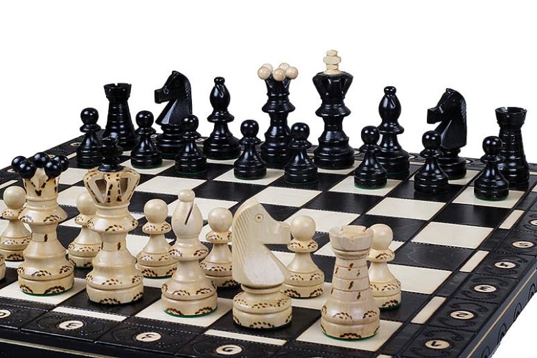 チェスセット Beautiful Handcrafted Wooden Chess Set with Wooden Board and Handcrafted Chess Pieces - Gift idea Products (21" (55 cm) Black) 【並行輸入品】|MJ-MARKET