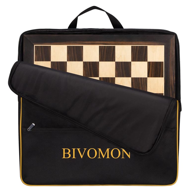 チェス仕かける BIVOMON 21.25’’ Wooden Chess Board Professional Tournament Chess Board with 2.0\