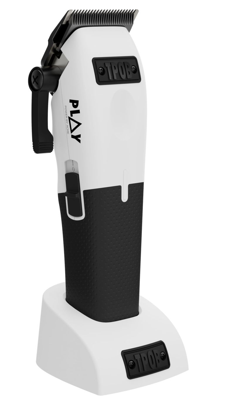 ペットバリカン TPOB Play Barber Hair Clippers for Men 7500 RPM with Rubber Grips (White) 【並行輸入品】｜MJ-MARKET