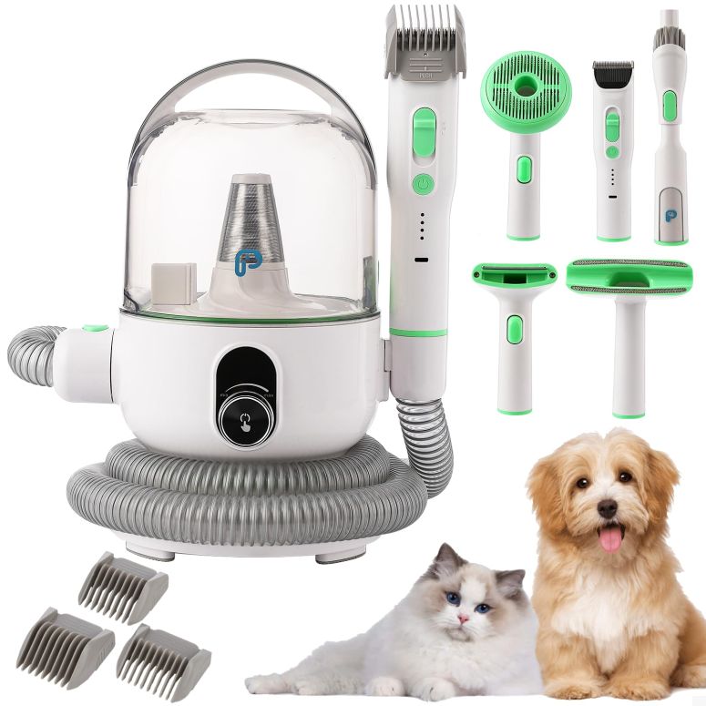 ペットバリカン Towallmark Multi-Purpose Pet Hair Remover, Dog Hair Vacuum Groomer with Intake Power 135W, Low Noise Dog Clippers, Pet Hair Vacuum Cleaner with Grooming Tools, Suitable for Dog, Cat, etc 【並行輸入品】｜MJ-MARKET 36,465円