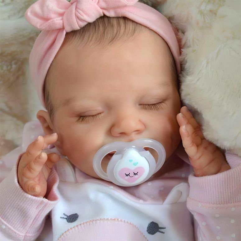 臨床教育 リアル ベビードール 新生児人形 BABESIDE Lifelike Reborn Baby Dolls - 20-Inch Sweet Smile Realistic-Newborn Vinyl Reborn Baby Doll Silicone Full Body Sleeping Baby Girl Real Life Baby Dolls Set for Kids 【並行輸入品】