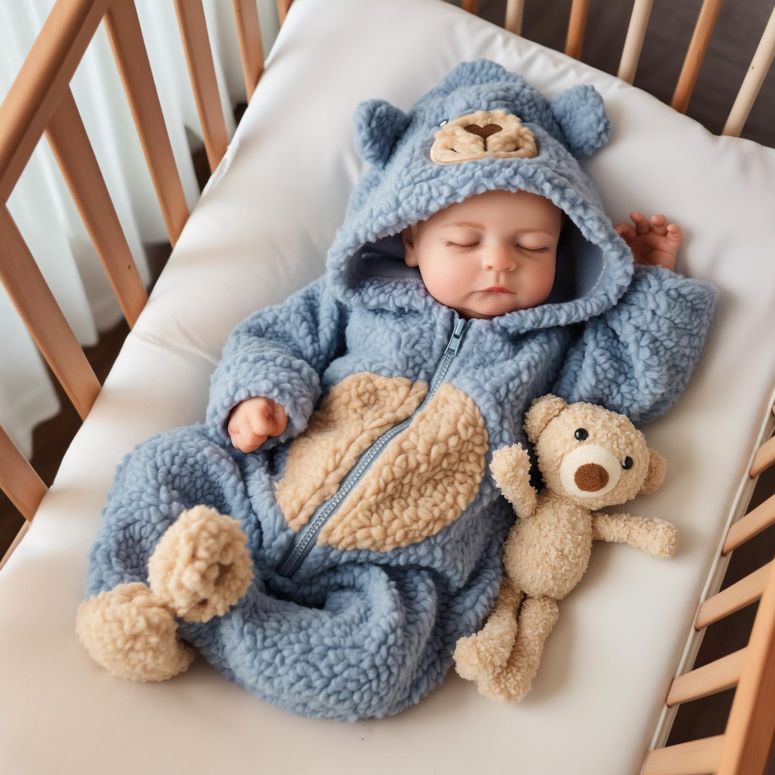 臨床教育 リアル ベビードール 新生児人形 BABESIDE Lifelike Reborn Baby Dolls Boy - 18-Inch（約46cm） Soft Weighted Body Realistic-Newborn Baby Doll Soft Body Real Life Baby Dolls with Toy Accessories 【並行輸入品】