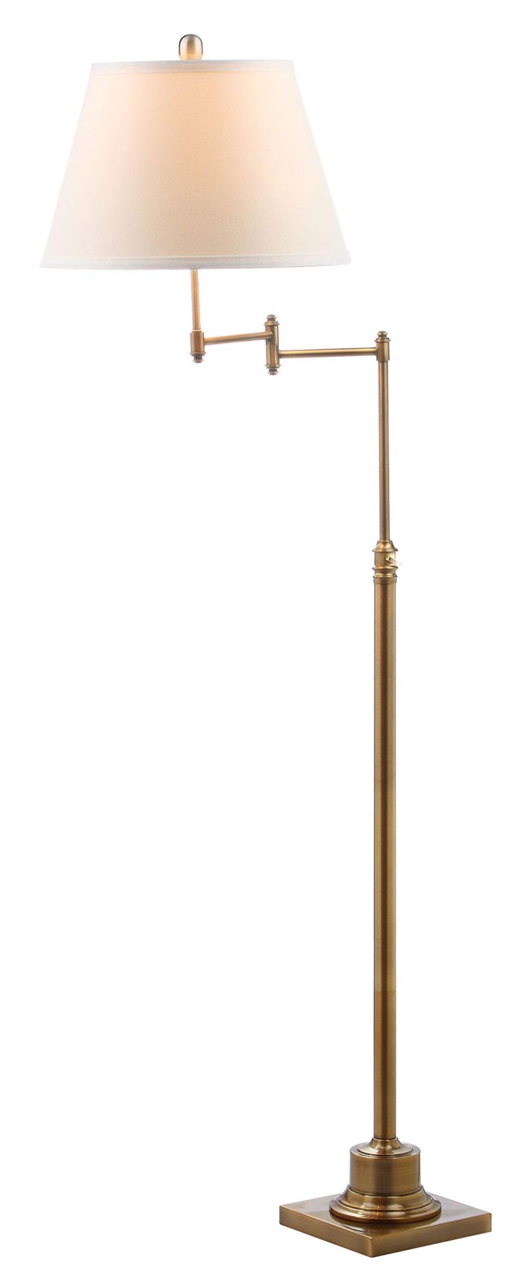 サファヴィヤ safavieh テーブルランプ サファビヤ サファヴィア SAFAVIEH Lighting Collection Ingram Swivel Swing Arm Gold 60-inch Living Room Bedroom Home Office Standing Floor Lamp (LED Bulb Included) 【並行輸入品】｜MJ-MARKET