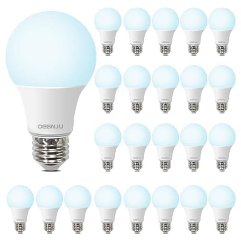 サファヴィヤ safavieh テーブルランプ サファビヤ サファヴィア DEGNJU LED Light Bulbs Daylight 5000K, 60 Watt Equivalent LED Bulbs, A19 Standard Bulbs, 800 LM, 15000 Hours, E26 Base, Non-Dimmable, 8W LED Bulbs for Bedroom Living Room 【並行輸入品】