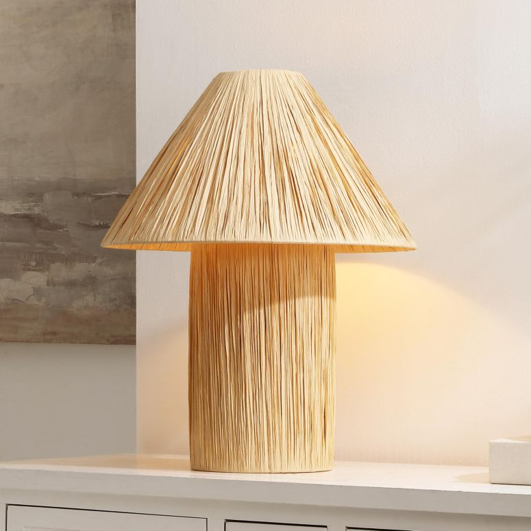 サファヴィヤ safavieh テーブルランプ サファビヤ サファヴィア SAFAVIEH Lighting Collection Cassie Natural 20-inch Table Lamp (LED Bulb Included) 【並行輸入品】