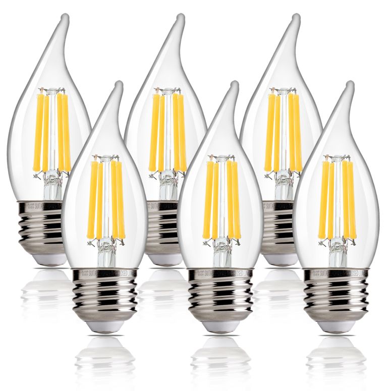 サファヴィヤ safavieh 速見表照明ランプ サファビヤ サファヴィア ALAMPEVER 800LM Super Bright Dimmable LED Light Bulb, E26 LED Bulb 100 Watt Equivalent, CA11 5000K Daylight White LED Candelabra Bulb, 5.5W, 6 Pack 【並行輸入品】 ライト・照明器具-デスクライト・テーブルランプ-インテリア・寝具・収納
