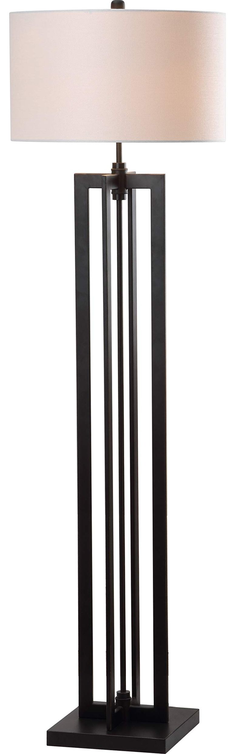 サファヴィヤ safavieh 速見表照明ランプ サファビヤ サファヴィア SAFAVIEH Lighting Collection Tanya Tower Modern Farmhouse Rustic Industrial Black 59-inch Living Room Bedroom Home Office Standing Floor Lamp (LED Bulb Included) 【並行輸入品】