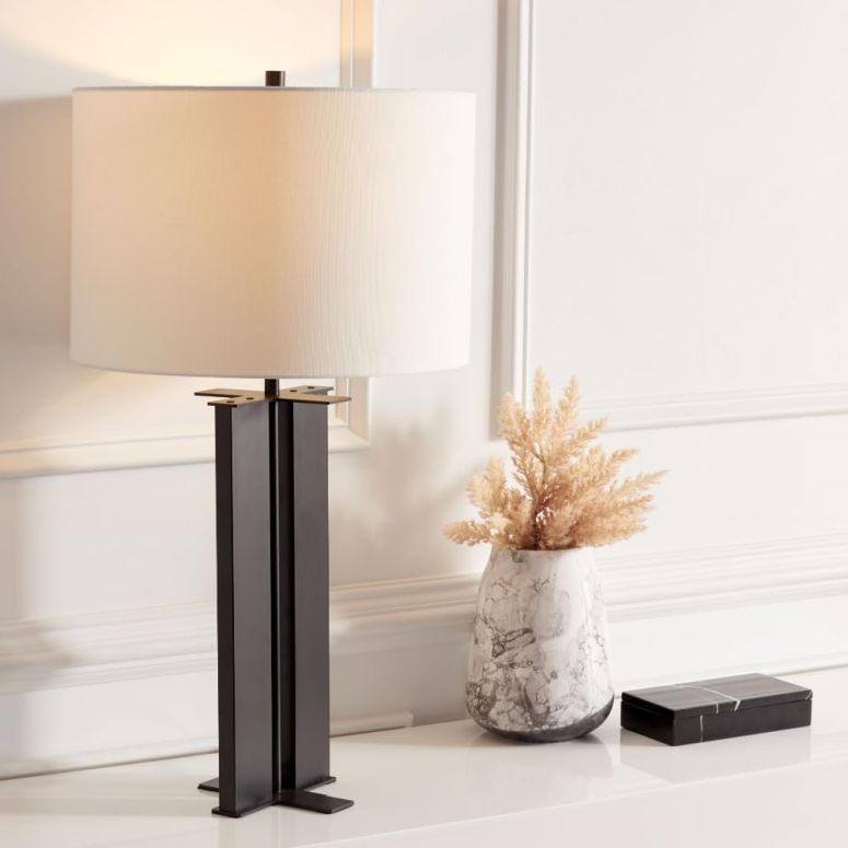 サファヴィヤ safavieh テーブルランプ サファビヤ サファヴィア SAFAVIEH Lighting Collection Vanya Modern Black 28-inch Table Lamp (LED Bulb Included) 【並行輸入品】