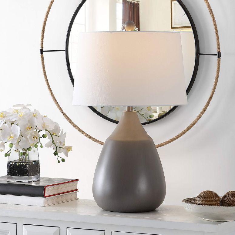 サファヴィヤ safavieh テーブルランプ サファビヤ サファヴィア SAFAVIEH Lighting Collection Sinrus Modern Black 26-inch Bedroom Living Room Home Office Desk Nightstand Table Lamp (LED Bulb Included) 【並行輸入品】