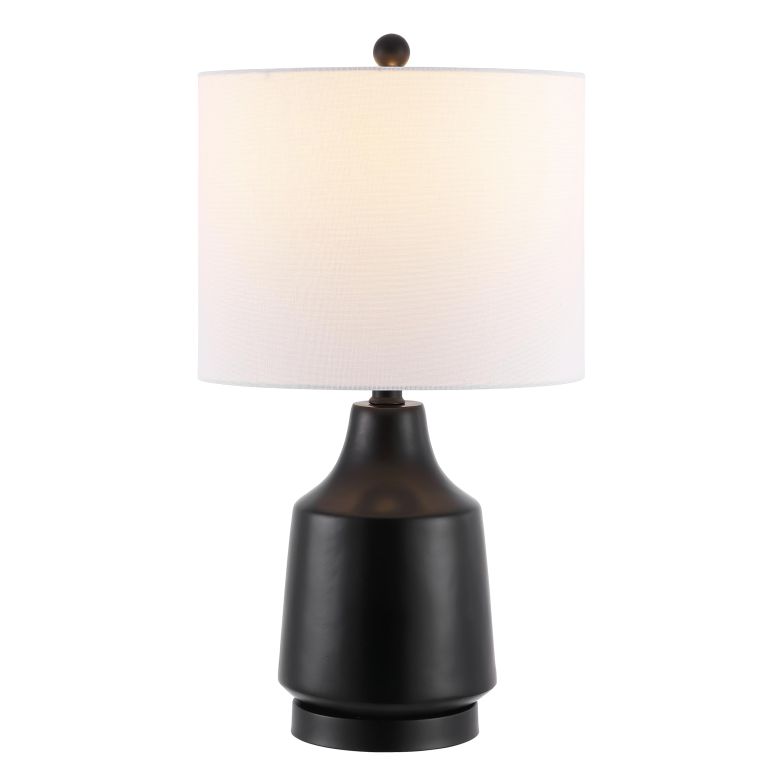 サファヴィヤ safavieh テーブルランプ サファビヤ サファヴィア SAFAVIEH Lighting Collection Atrius Modern Contemporary Black 24-inch Table Lamp (LED Bulb Included) 【並行輸入品】