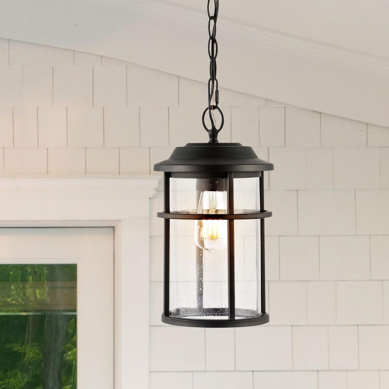 サファヴィヤ safavieh テーブルランプ サファビヤ サファヴィア SAFAVIEH Lighting Collection Cianna Black Outdoor Pendant (LED Bulb Included) 【並行輸入品】