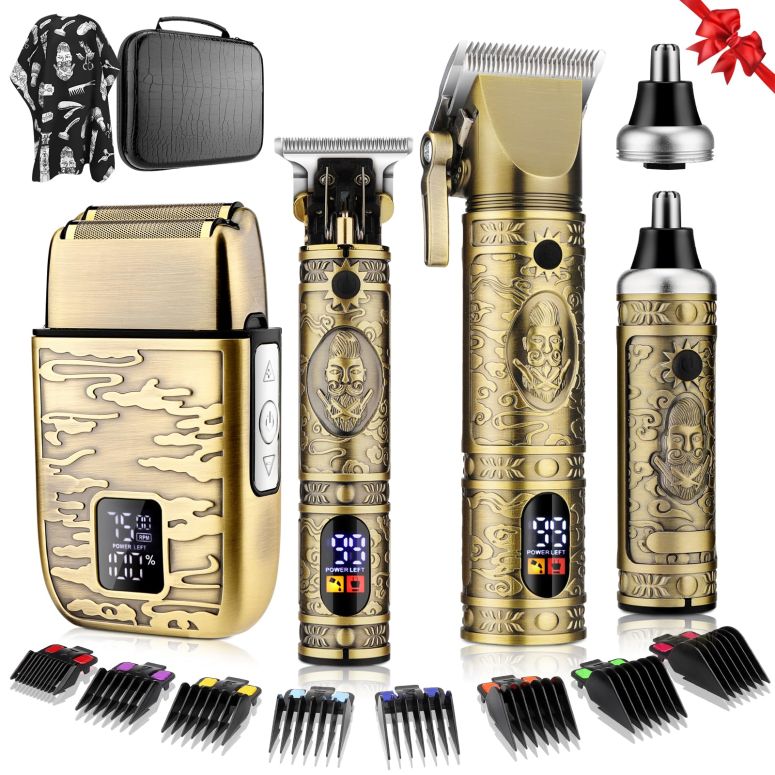 ペットバリカン Qreeyx Hair Clippers for Man T-Blade Trimmer Nose Hair Trimmer Electric Shaver Set, Professional Metal Body Barber Clippers Set for Haircut, Men&rsquo;s Grooming Kit with LCD Display, Ideal Gift for Him 【並行輸入品】｜MJ-MARKET 34,840円