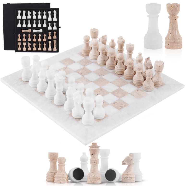 チェス仕かける SPESHSTONES Marble Chess Set 15\