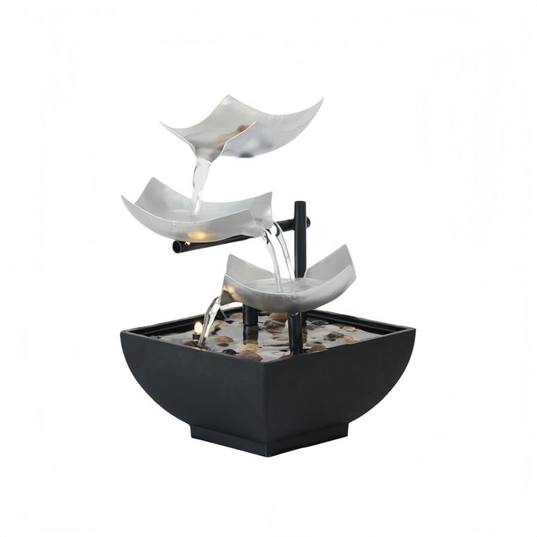 卓上 噴水 滝のオブジェ テーブルトップファウンテン インテリア噴水 Tabletop Water Fountain Indoor - Water Fountain Decor for Meditation, Relaxation for Yoga, Study, Tea, Living Room, Office, Beauty Club Decor 【並行輸入品】