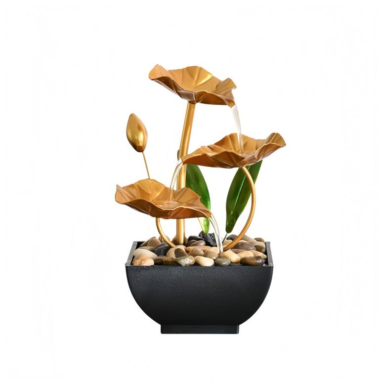 卓上 噴水 滝のオブジェ テーブルトップファウンテン インテリア噴水 Tabletop Water Fountain Indoor - Water Fountain Decor for Meditation, Relaxation for Yoga, Study, Tea, Living Room, Office, Beauty Club Decor 【並行輸入品】