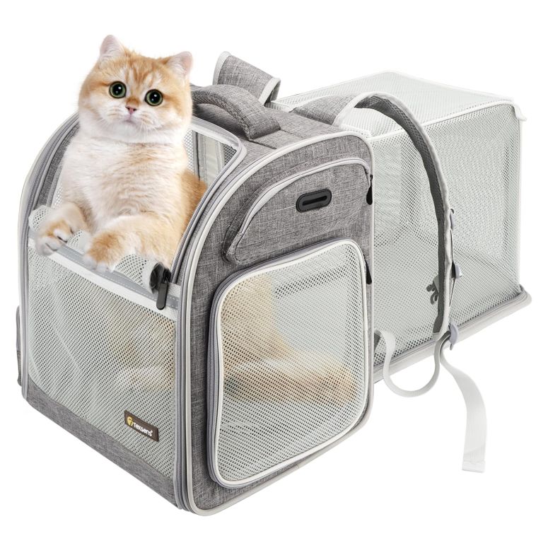 インコ 小鳥 バード トラベルキャリアー Texsens Cat Backpack Expandable Pet Carrier - Pet Backpack Carrier for Medium Cats and Small Dogs - Great for Travel, Hiking & Outdoor 【並行輸入品】