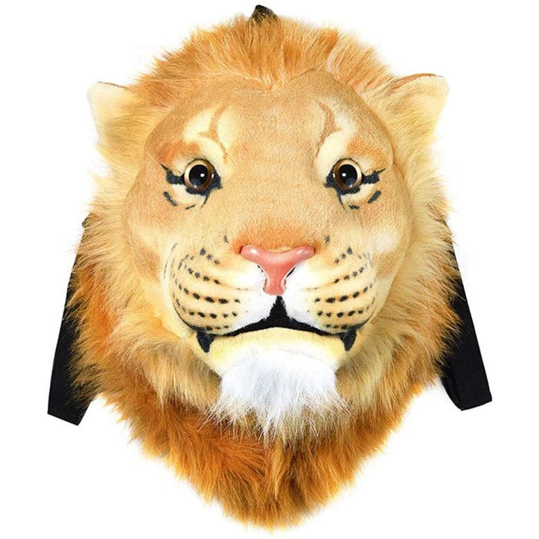 インコ 小鳥 バード トラベルキャリアー NEEVAS Backpack Stuffed Tiger Head 3D Simulation Personalised Lion Knapsack Shoulders Bag Animal Head Plush Rucksack (Lion Head) 【並行輸入品】 21,384円