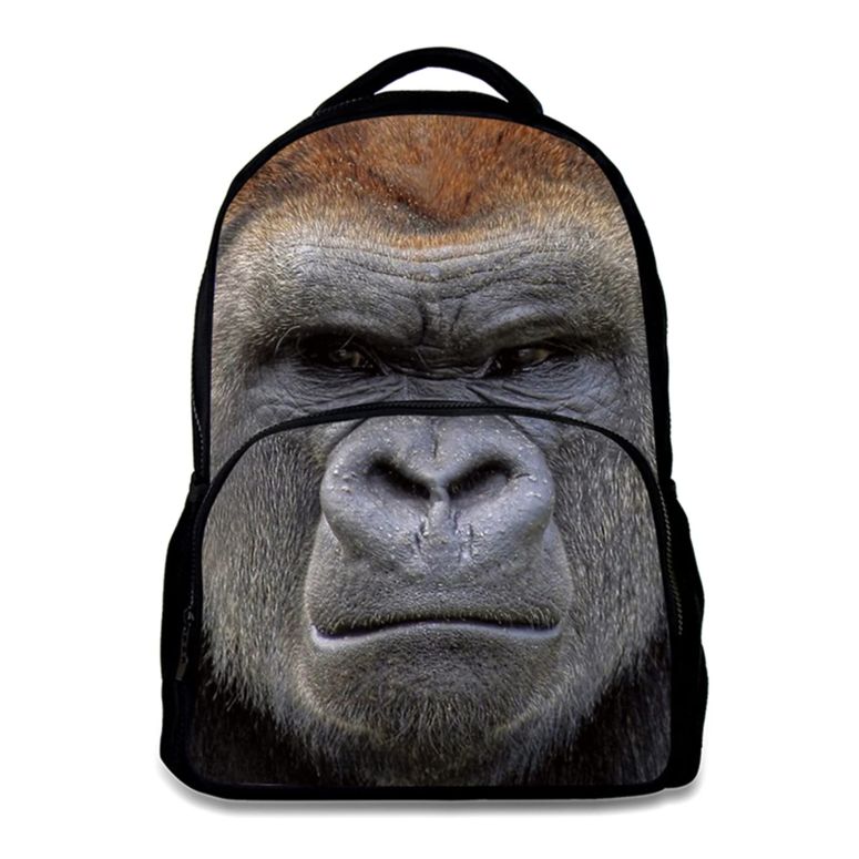 インコ 小鳥 バード トラベルキャリアー ENDUO DESIGN Animal Backpack King Kong School Bag Teenagers Casual Daypack,17 Inch Laptop Backpack For Man/Kid/Girl/Boy/Woman 【並行輸入品】