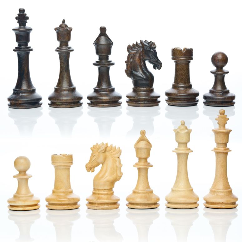 チェスセット Handicraftviet - High Wooden Weighted Chess Pieces with 3.94'' King, Hand-carved Beautiful Collectible Sculpture Wood Chess Pieces only, Tournament Chess Set (High Quality Chess Pieces 2) 【並行輸入品】