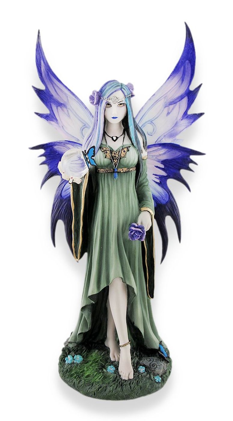 壁掛け時計 おしゃれ Veronese Design Anne Stokes `Mystic Aura` Fantasy Fairy Statue 【並行輸入品】｜MJ-MARKET 29,445円