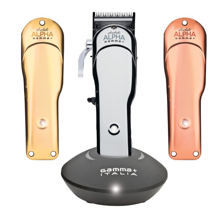 ペットバリカン GAMMA+ Absolute Alpha Professional Modular USB Cordless Clipper with 5 Dub Magnetic Guards, Matte Silver, Rose Gold, and Gold 【並行輸入品】 37,115円