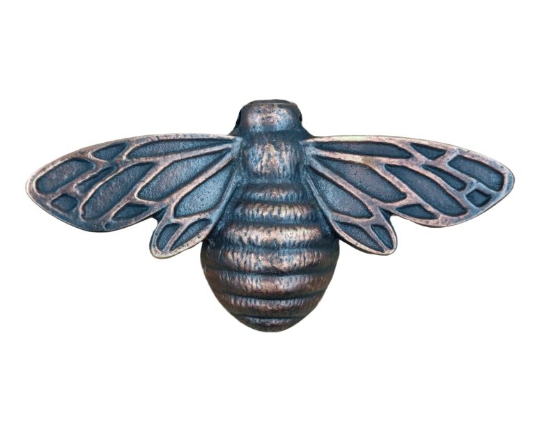 部屋の入り口ラッパー Solid Brass Bee Door Knocker,6.3 Inches Wide,3.5 inches Tall (Antique Copper) 【並行輸入品】
