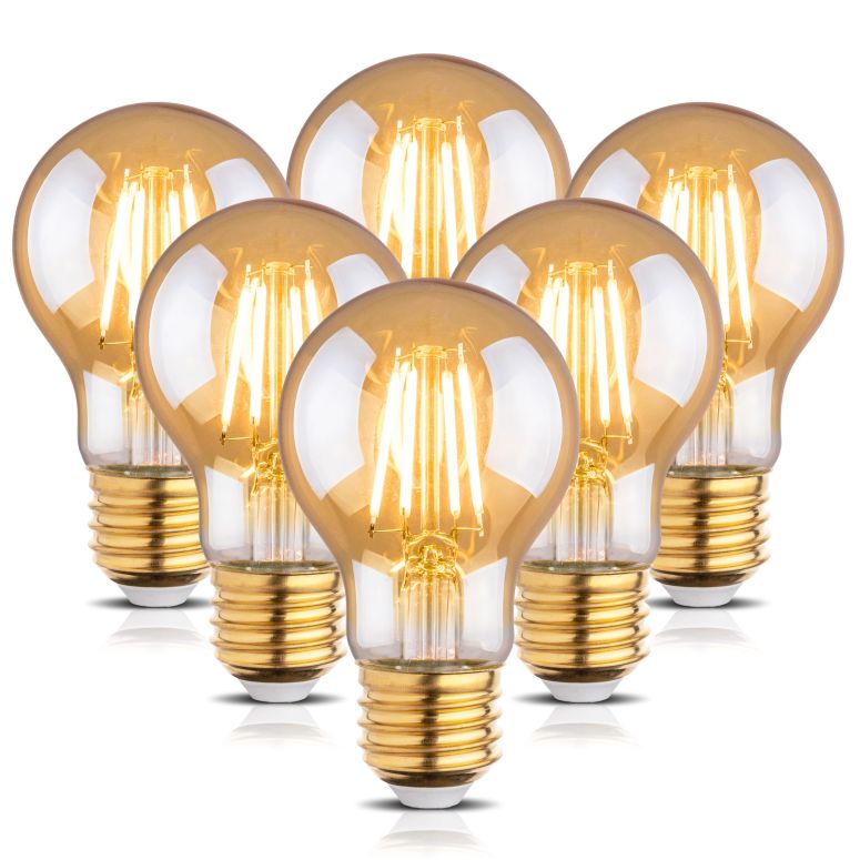 サファヴィヤ safavieh テーブルランプ サファビヤ サファヴィア runquiz 2200k Led Light Bulb,Vintage A19 Edison Bulbs,Dimmable Amber Warm White Tone Light Bulb,Antique Led Filament Light Bulbs,Old Style Light Bulbs,40W/60W Equivalent, 【並行輸入品】