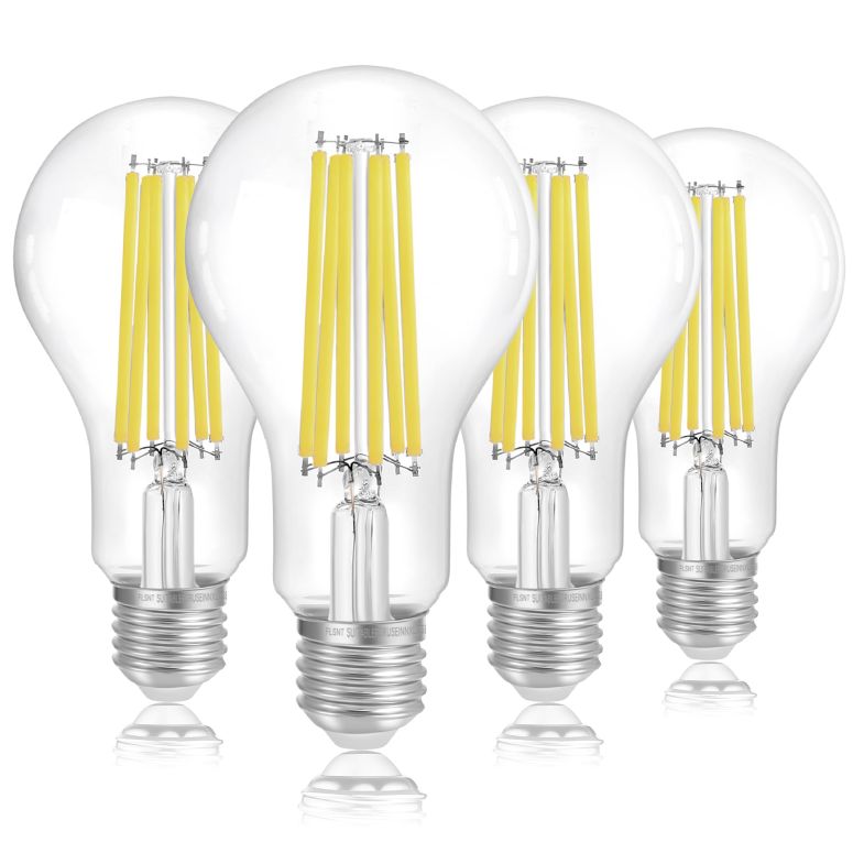 サファヴィヤ safavieh テーブルランプ サファビヤ サファヴィア FLSNT 150W Equivalent LED Light Bulbs, 5000K Daylight Dimmable A23 LED Edison Bulbs, 2650Lumens, Efficient 18W, E26 Base, 4 Pack 【並行輸入品】｜MJ-MARKET