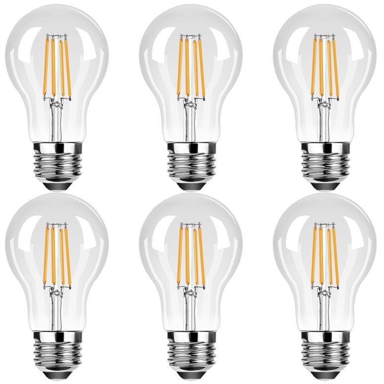 サファヴィヤ safavieh テーブルランプ サファビヤ サファヴィア ProCrus A19 E26 Base Vintage LED Edison Light Bulbs,2.5W(25W Equivalent) 250LM Warm White 2700K LED Edison Bulb for Home, Wall Sconce, Chandelier, Non-Dimmable,Clear Glas 【並行輸入品】