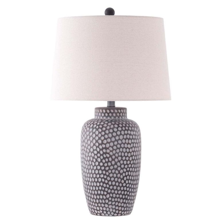 サファヴィヤ safavieh テーブルランプ サファビヤ サファヴィア SAFAVIEH Lighting Collection Jerlen Brown/White 26-inch Table Lamp (LED Bulb Included) 【並行輸入品】