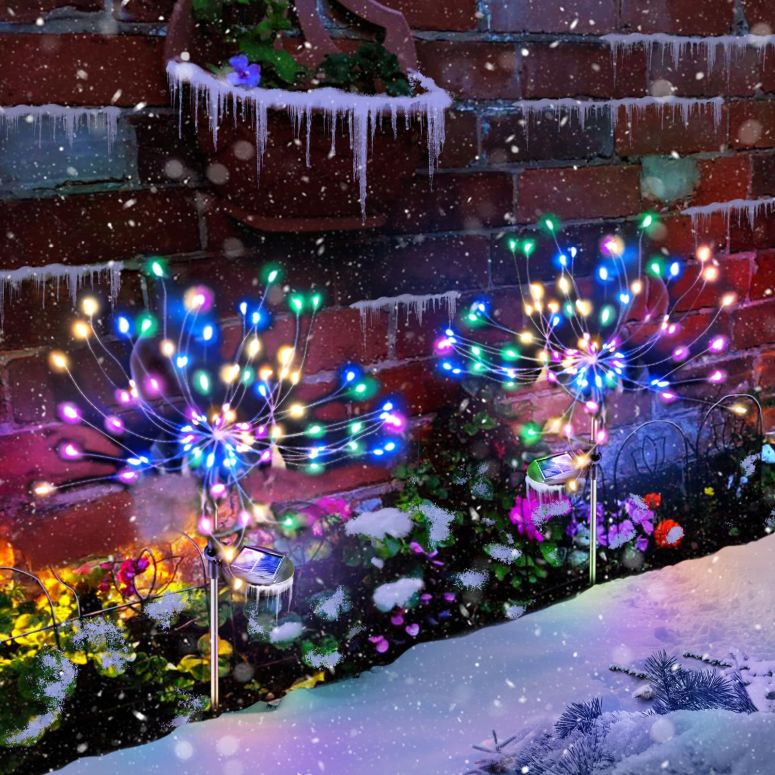 ガーデンライトLEDソーラーライト ソーラーパワー Anordsem Solar Lights Outdoor Decorative: Bendable Copper Wire with 120 LED Firework Beads - Waterproof DIY Colorful Fun Decorating Yard Garden Patio - Christmas Gifts for Homeowner Ov 【並行輸入品】｜MJ-MARKET