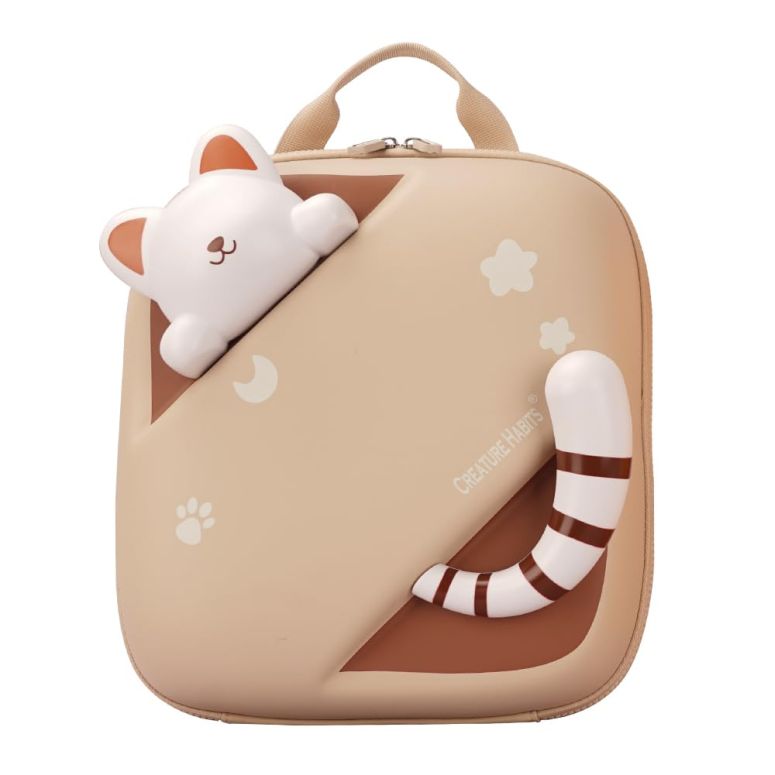 インコ 小鳥 バード トラベルキャリアー CREATURE HABITS Kids Cat kitty Backpack for Preschool, Cute Cat Bag Gift for Toddler, Travel kindergarten kitty Bag for Boys Girls Ages 3-8 【並行輸入品】