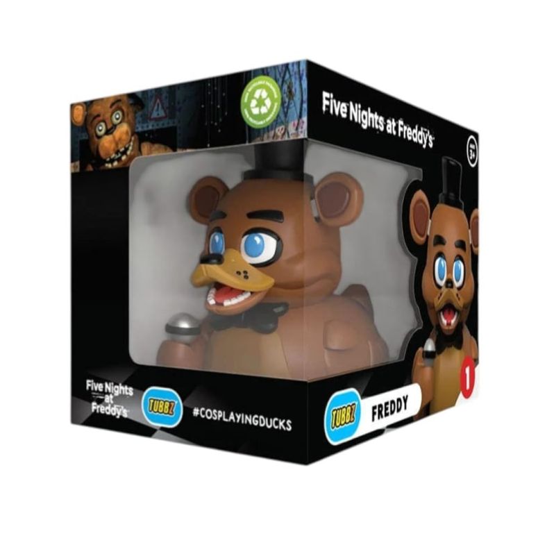 FNAF 5ナイツ TUBBZ Boxed Edition: Five Nights at Freddy's - Freddy Fazbear Cosplaying Rubber Duck Vinyl Figure 【並行輸入品】|MJ-MARKET