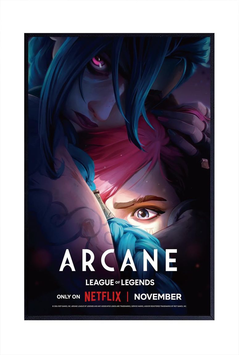 アーケイン フィギュア 人形 キャラクター Jefuzh Anime Cartoon Arcane: League of Legends Season 2 TV Series Poster #1 - Matte Poster Frameless Gift 15 x 22.8 inch(38cm x 58cm),Noframe 【並行輸入品】｜MJ-MARKET 9,250円