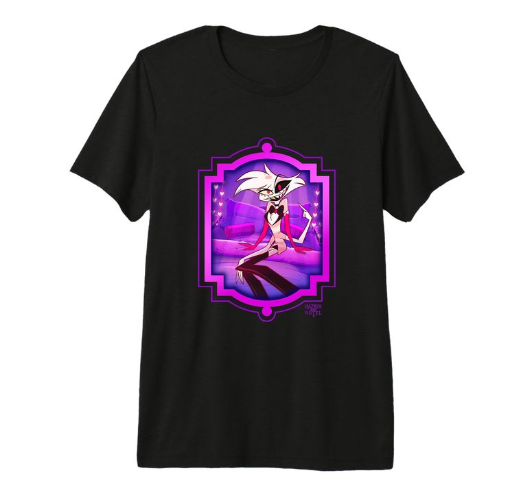 ハズビン・ホテル グッズ キャラクター Hazbin Hotel - Angel Dust Premium Tri-Blend T-Shirt 【並行輸入品】｜MJ-MARKET
