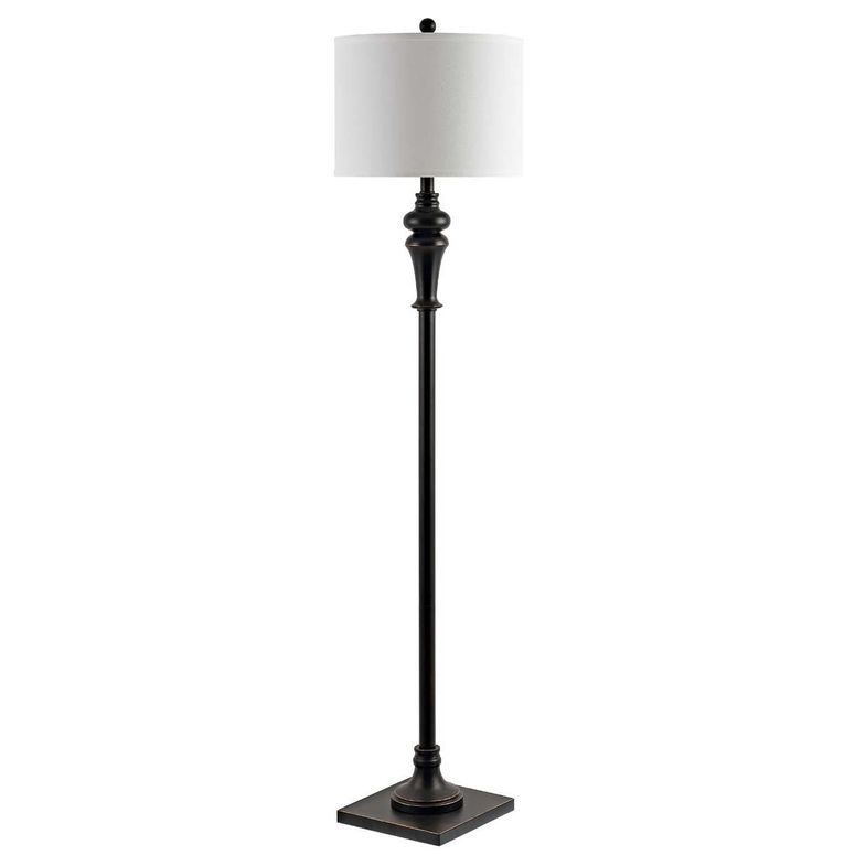 サファヴィヤ safavieh テーブルランプ サファビヤ サファヴィア Safavieh Lighting Collection Norla Antique Black 61-inch Floor Lamp (LED Bulb Included) 【並行輸入品】｜MJ-MARKET