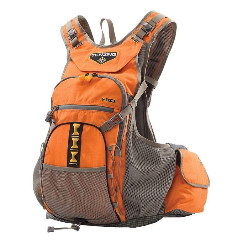 インコ 小鳥 バード トラベルキャリアー TENZING TZ BV16 Upland Bird Vest | Hydration Compatible Durable Rip-Stop Blaze Orange Hunting Vest-Pack with 14 Shot Shell Loops, 13 Pockets & Compartments, M/LG 【並行輸入品】