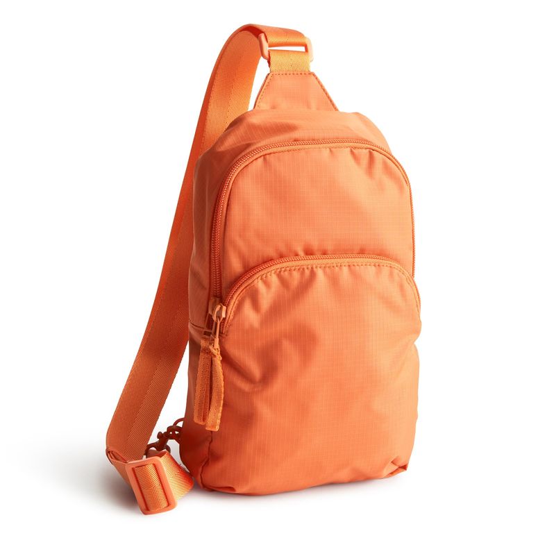インコ 小鳥 バード トラベルキャリアー Vera Bradley Women's Ripstop Lorman Sling Backpack, Koi Orange, One Size 【並行輸入品】