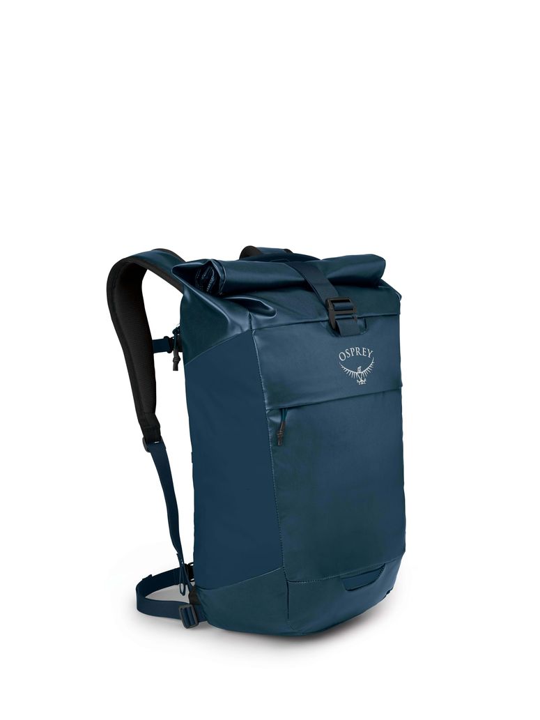 インコ 小鳥 バード トラベルキャリアー Osprey Transporter Roll Top Laptop Backpack, Venturi Blue 【並行輸入品】