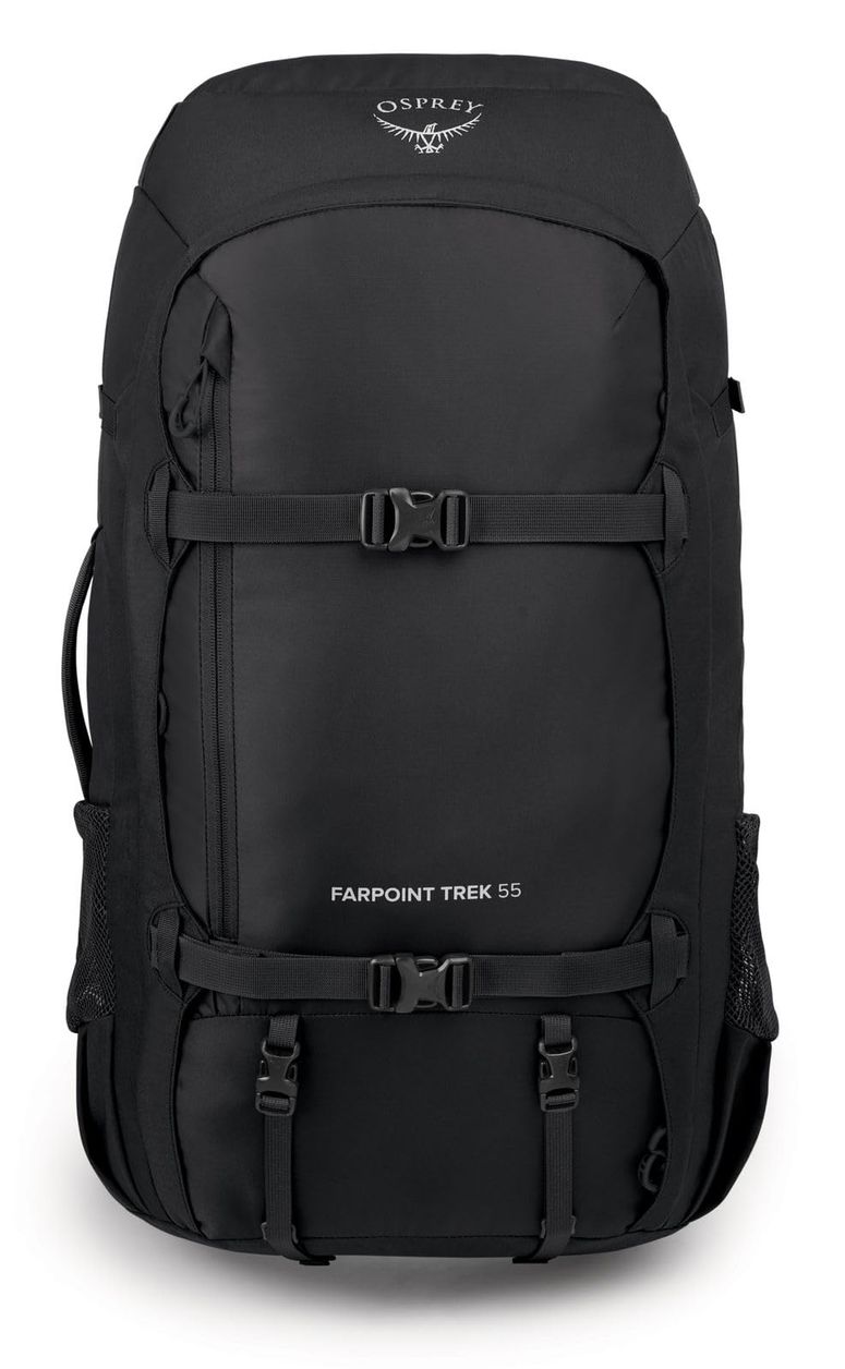 インコ 小鳥 バード トラベルキャリアー Osprey Farpoint Trek 55L Men's Travel Backpack, Black 【並行輸入品】