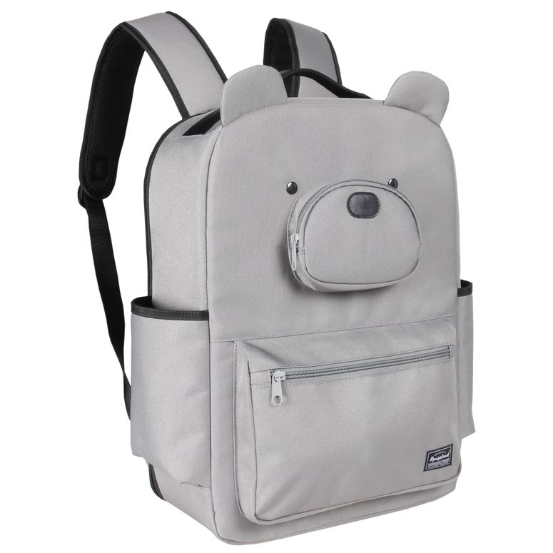 インコ 小鳥 バード トラベルキャリアー Rangeland Bear Travel Small Carry-on Backpack Unisex Adult, 20L Lightweight Casual Underseat Laptop Backpack with Water Bottle Pocket, Grey 【並行輸入品】｜MJ-MARKET