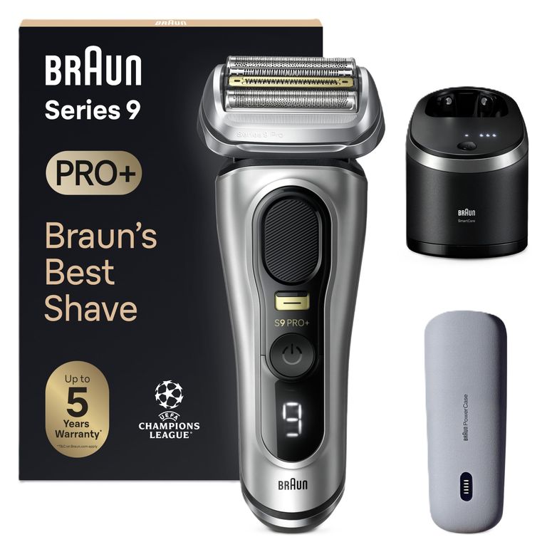 ペットバリカン Braun Series 9 PRO+ 9577cc Electric Razor for Men, 5 Pro Shave Elements & Precision Long Hair Trimmer, 6in1 SmartCare Center, PowerCase for Mobile Charging, Wet & Dry, 60min Battery Runtime 【並行輸入品】｜MJ-MARKET
