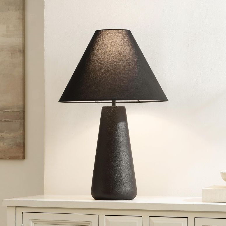 サファヴィヤ safavieh テーブルランプ サファビヤ サファヴィア SAFAVIEH Lighting Collection Piper Black Resin 27-inch Table Lamp for Bedroom, Living Room, Home Office, Desk, Nightstand (LED Bulb Included) 【並行輸入品】