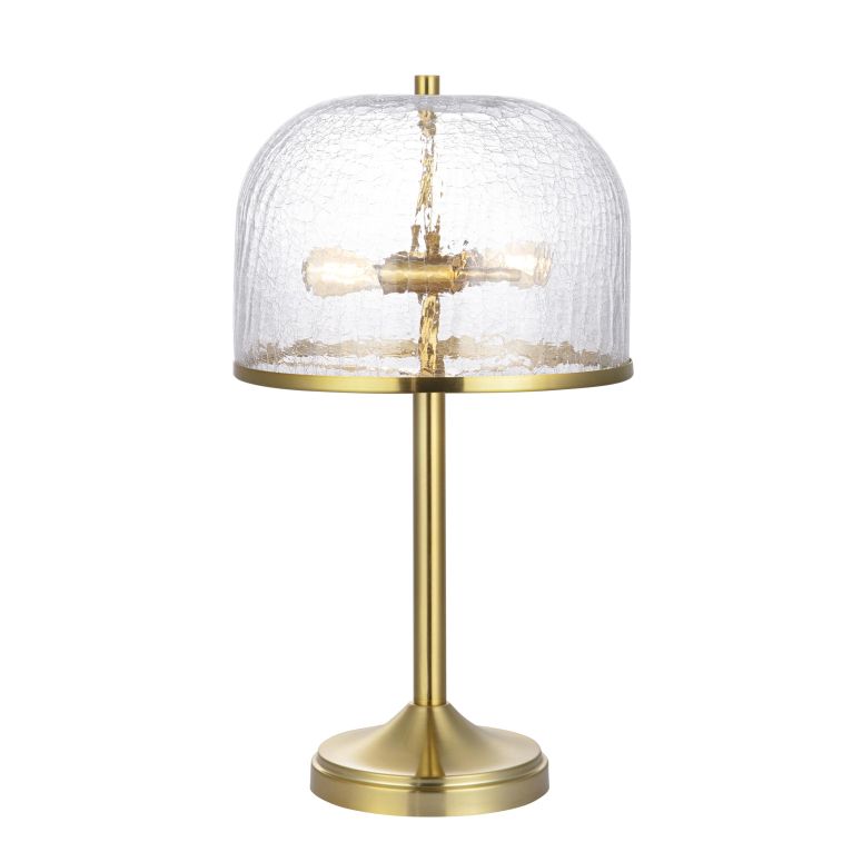 サファヴィヤ safavieh テーブルランプ サファビヤ サファヴィア SAFAVIEH Lighting Collection Daye 21-inch Clear/Brass Glass/Metal Table Lamp (LED Bulb Included) 【並行輸入品】