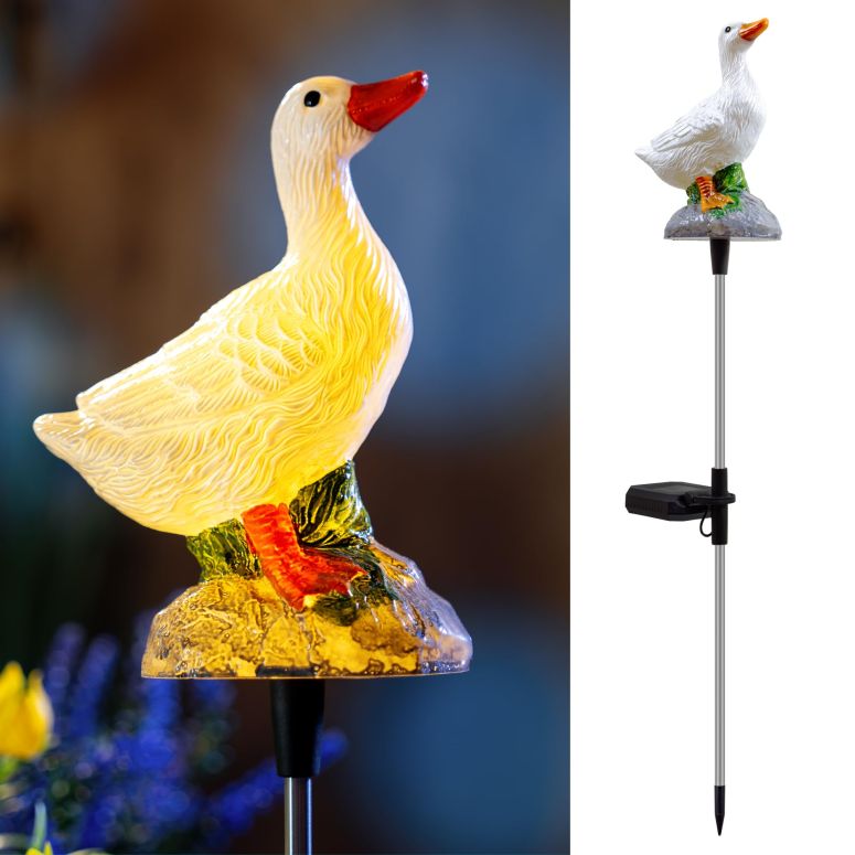 ガーデンライトLEDソーラーライト ソーラーパワー Cubular Solar Lights Outdoor Waterproof - Motion Activated Goose Light with Realistic Sound, Solar Powered Garden Decor for Lawn Patio Yard, Unique Gift for Mom & Grandma 【並行輸入品】｜MJ-MARKET