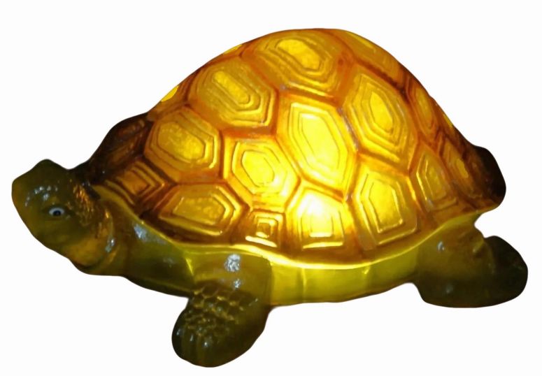 苑地点火装置LEDソーラー点火装置 ソーラー力強さ TIAAN 157808 Solar Powered LED Light Garden Decor,Turtle with LED Glowing Shell 【並行輸入品】